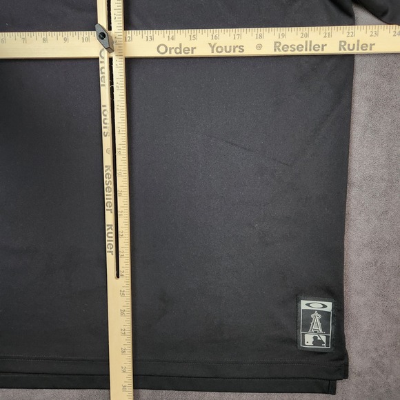 Oakley Los Angeles Angels MLB Polo‎ Shirt Mens Large Black Golf - Picture 12 of 15